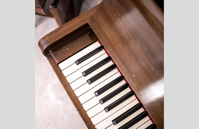 Used John Brinsmead Mahogany Upright Piano Sold As Seen Bargain - Image 6